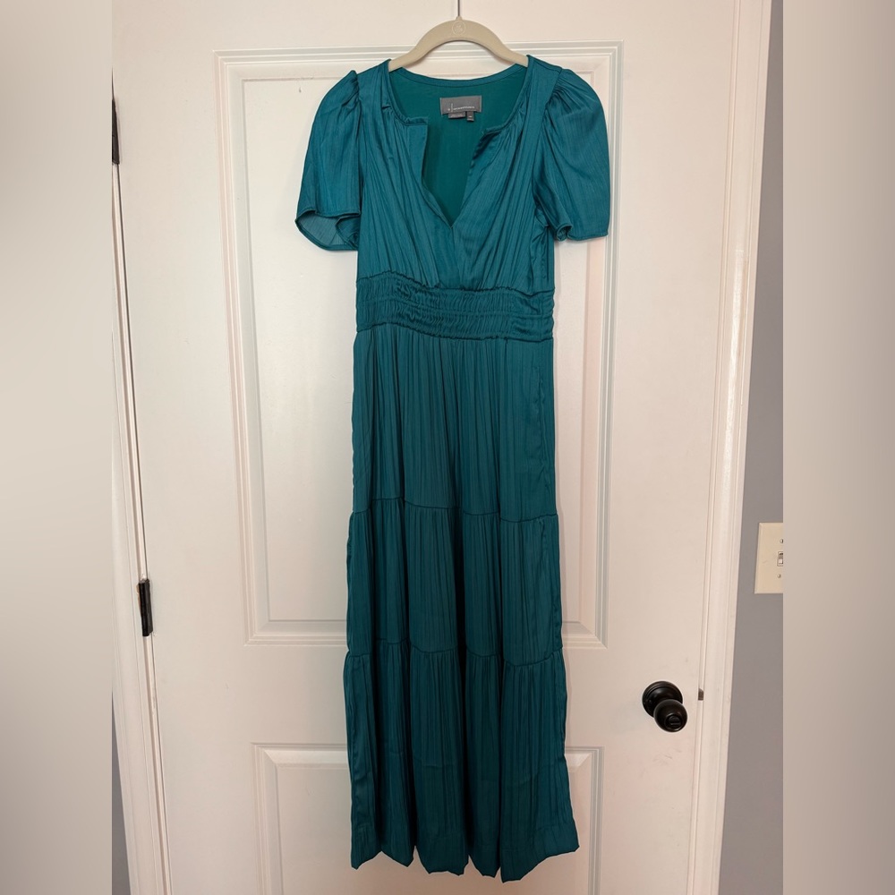 Anthropologie Somerset maxi, green, size XSP